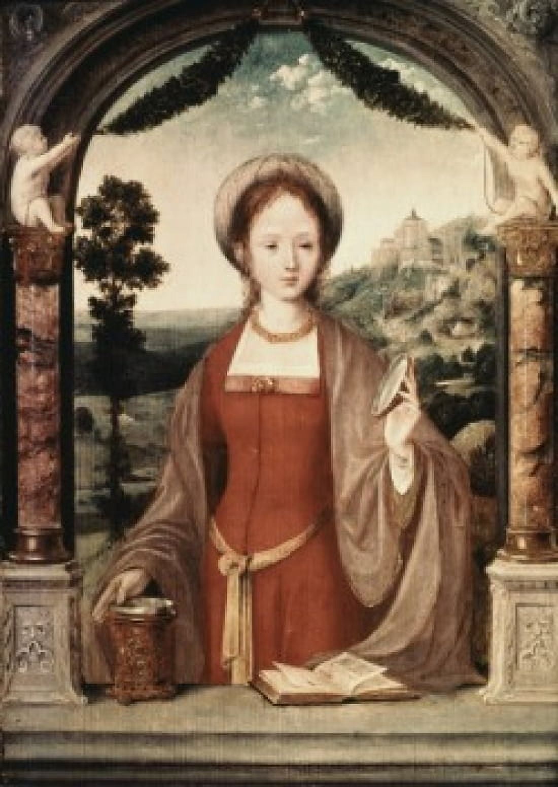 Posterazzi Mary Magdalene Quinten Metsys I (14656-1530 Flemish) Canvas Art - Quinten Metsys (24 x 36)