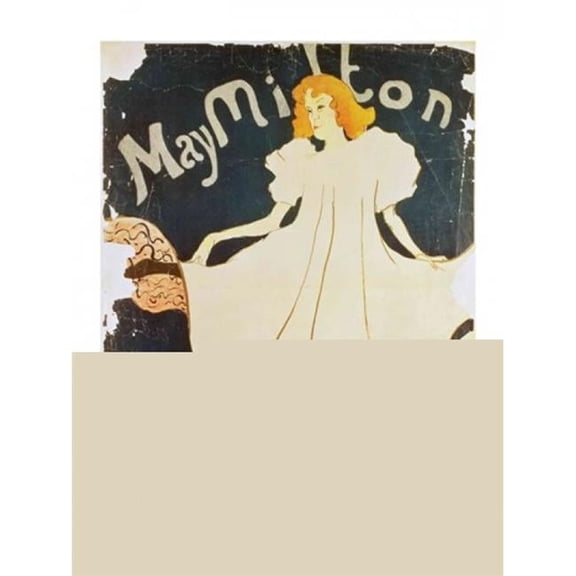 Posterazzi  May Milton France 1895 Poster Print by Henri De Toulouse-Lautrec