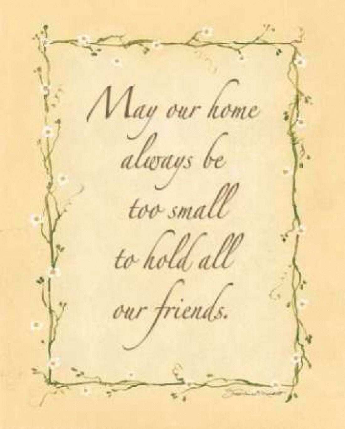 Posterazzi May Our Home Canvas Art - Stephanie Marrott (24 x 30)