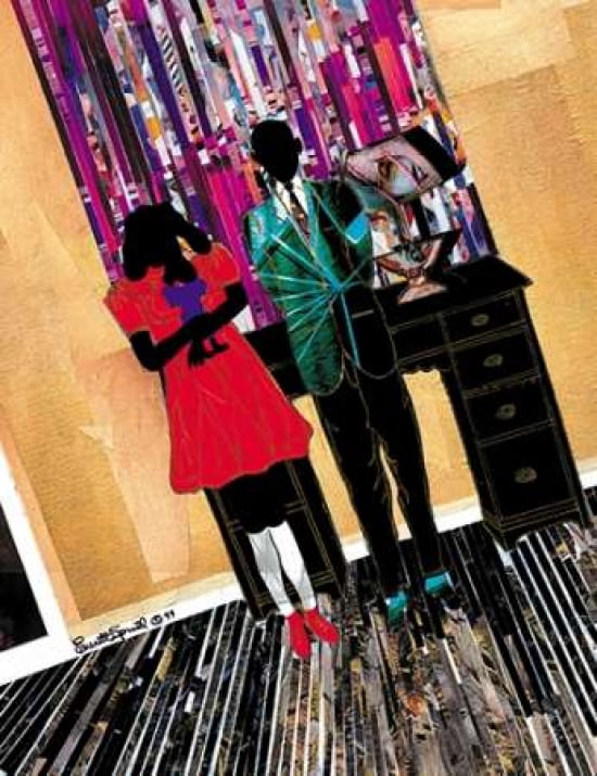 Posterazzi Me and Carol Canvas Art - Everett Spruill (18 x 24)