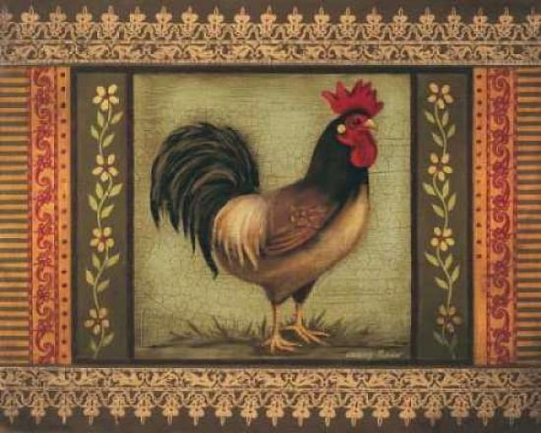 Posterazzi Mediterranean Rooster I Canvas Art - Kimberly Poloson (24 x 30)