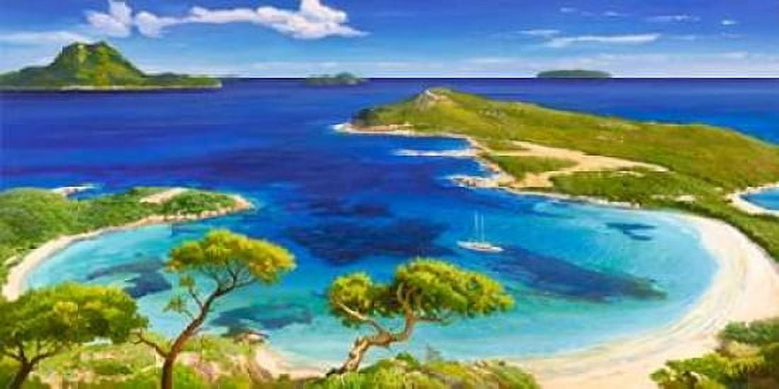 Posterazzi Mediterraneo Canvas Art - Adriano Galasso (24 x 48)