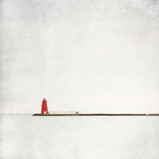 Posterazzi Meet Me at the Red Lighthouse Canvas Art - Margaret Morrissey (24 x 24)