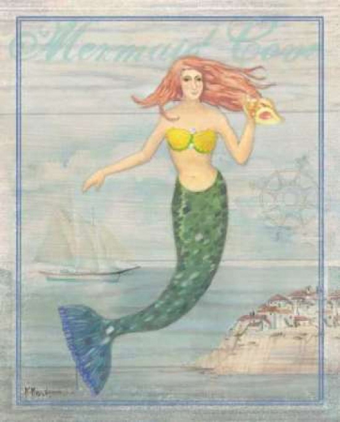 Posterazzi Mermaid Cove Canvas Art - Paul Brent (20 x 24)