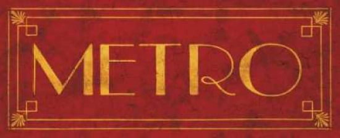 Posterazzi Metro Canvas Art - Catherine Jones (24 x 48)