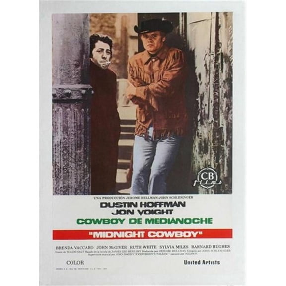 Posterazzi Midnight Cowboy Movie Poster - 11 x 17 in.