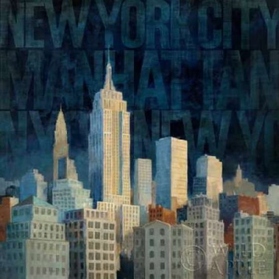 Posterazzi Midnight in Midtown Words Canvas Art - Avery Tillmon (24 x 24)