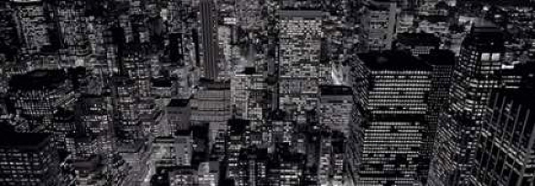 Posterazzi Midtown Manhattan at Night Canvas Art - Richard Berenholtz (24 x 48)