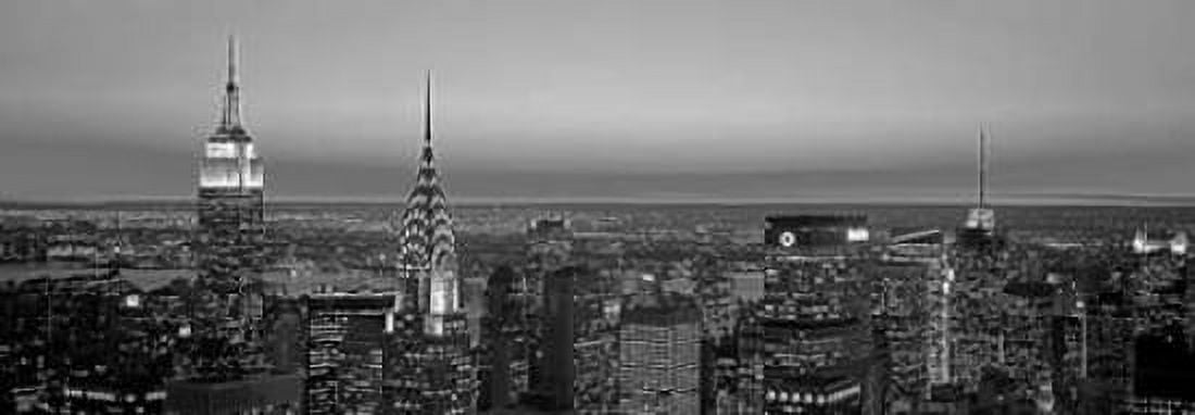 Posterazzi Midtown Manhattan at Sunset NYC Canvas Art - Richard Berenholtz (24 x 48)