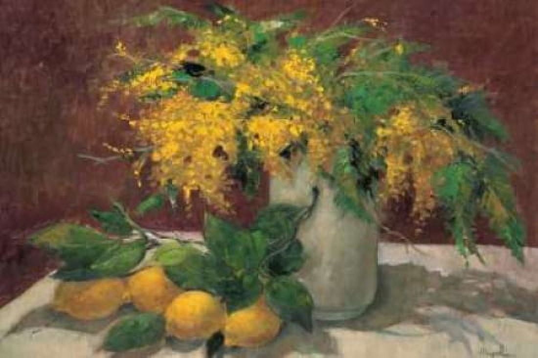 Posterazzi Mimosas y Limones Canvas Art - J Ripoll (24 x 36)