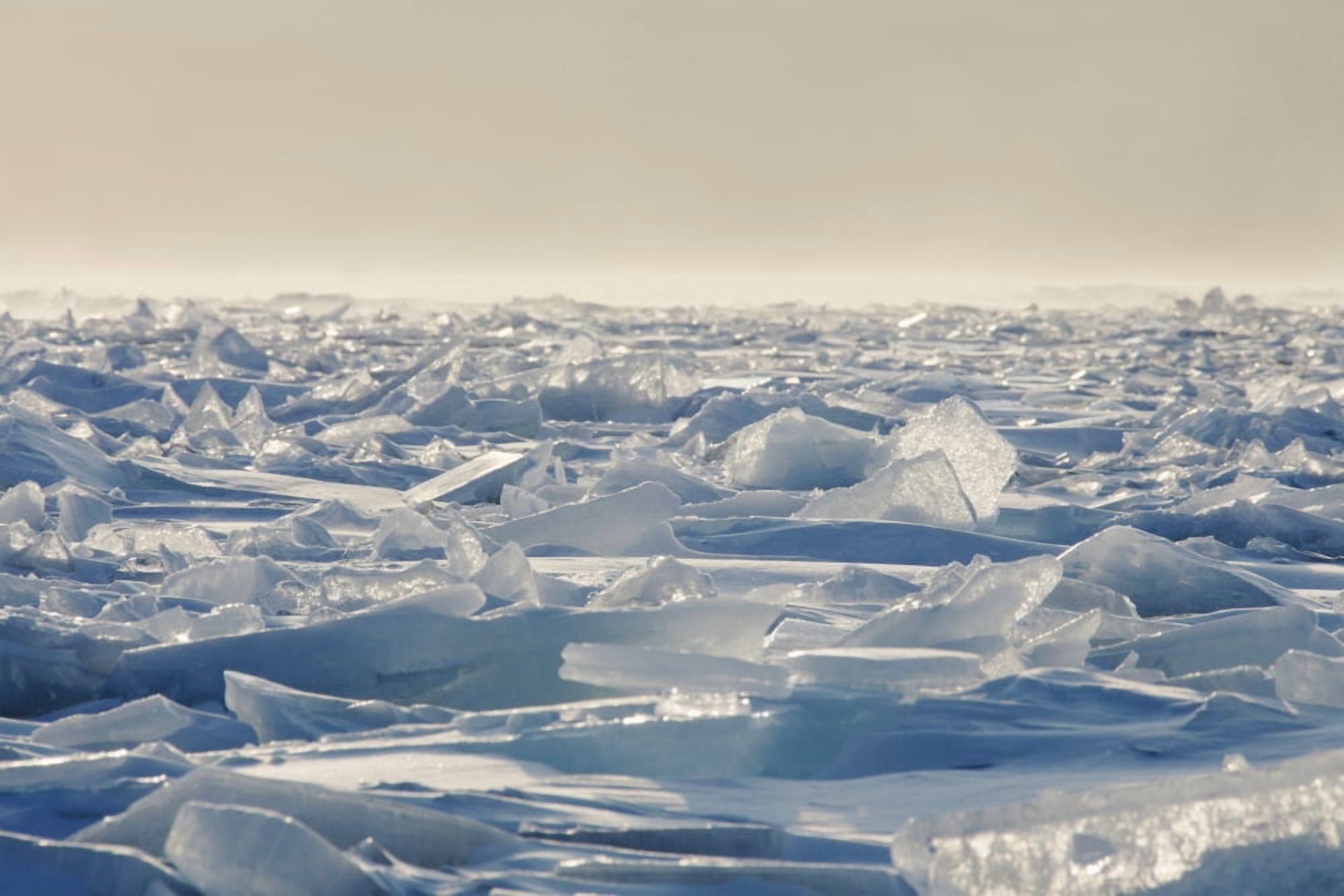 Posterazzi Minnesota United States Of America Ice Chards On The North Shores Of Lake Superior Canvas Art - Susan Dykstra  Design Pics (38 x 24)