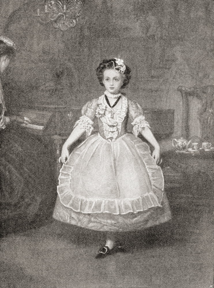 Posterazzi The Minuet After The Painting By Sir John Everett Millais From The Strand Magazine Published 1896 Canvas Art - Ken Welsh Design Pics (24 x 32)