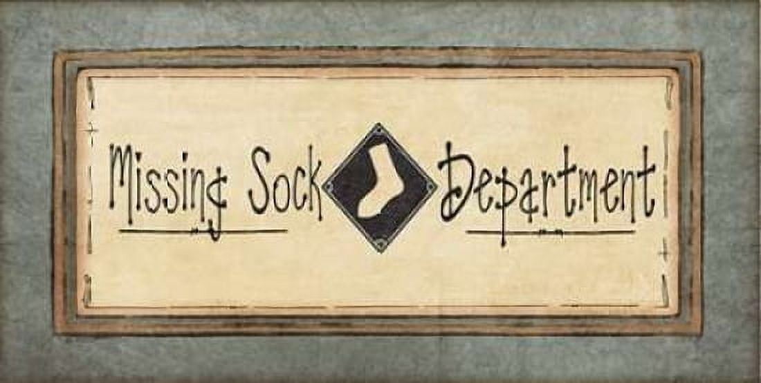 Posterazzi Missing Sock Dept Canvas Art - Jo Moulton (10 x 20)