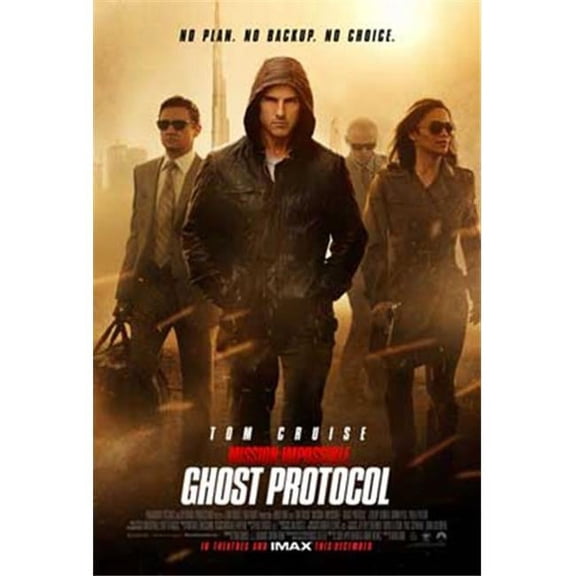 Posterazzi Mission Impossible - Ghost Protocol Movie Poster - 11 x 17 in.