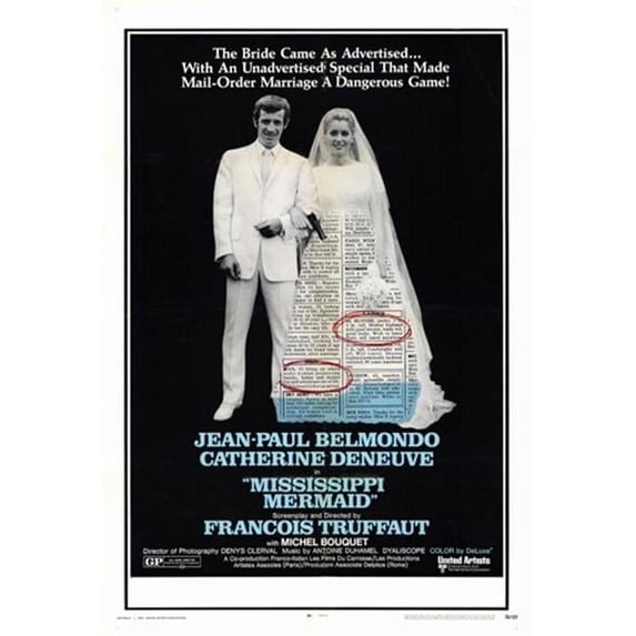 Posterazzi Mississippi Mermaid Movie Poster - 11 x 17 in.