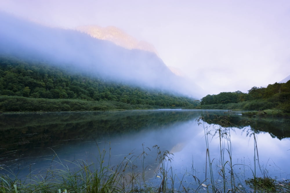 Posterazzi Mist On Jacques-Cartier River At Dawn In Jacques-Cartier National Park Quebec Canada Canvas Art - Yves Marcoux Design Pics (36 x 24)