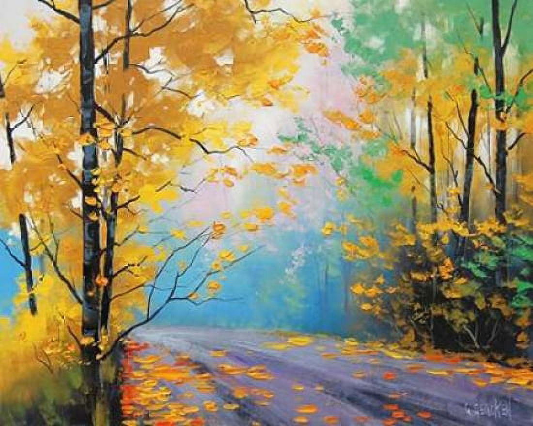 Posterazzi Misty Autumn Day Canvas Art - Graham Gercken (24 x 30)