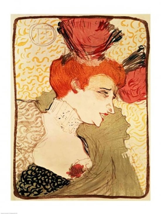 Posterazzi Mlle Marcelle Lender 1895 Canvas Art - Henri de Toulouse-Lautrec (24 x 36)