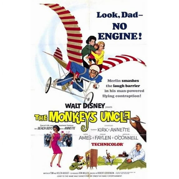 Posterazzi Monkeys Uncle Movie Poster - 11 x 17 in.