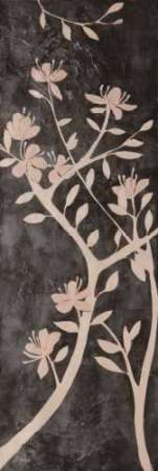 Posterazzi Moonlight Garden II Canvas Art - Loretta Linza (12 x 36)