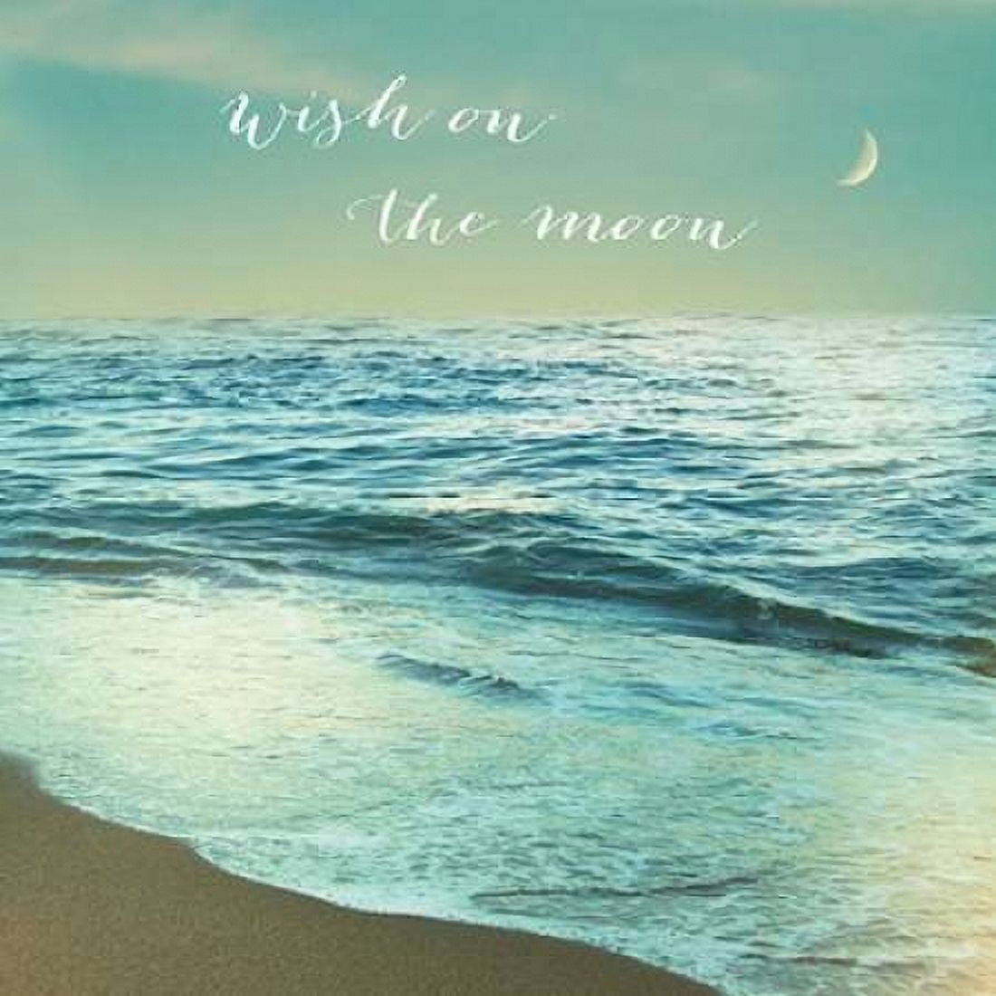 Posterazzi Moonrise Beach Inspiration Canvas Art - Sue Schlabach (24 x 24)