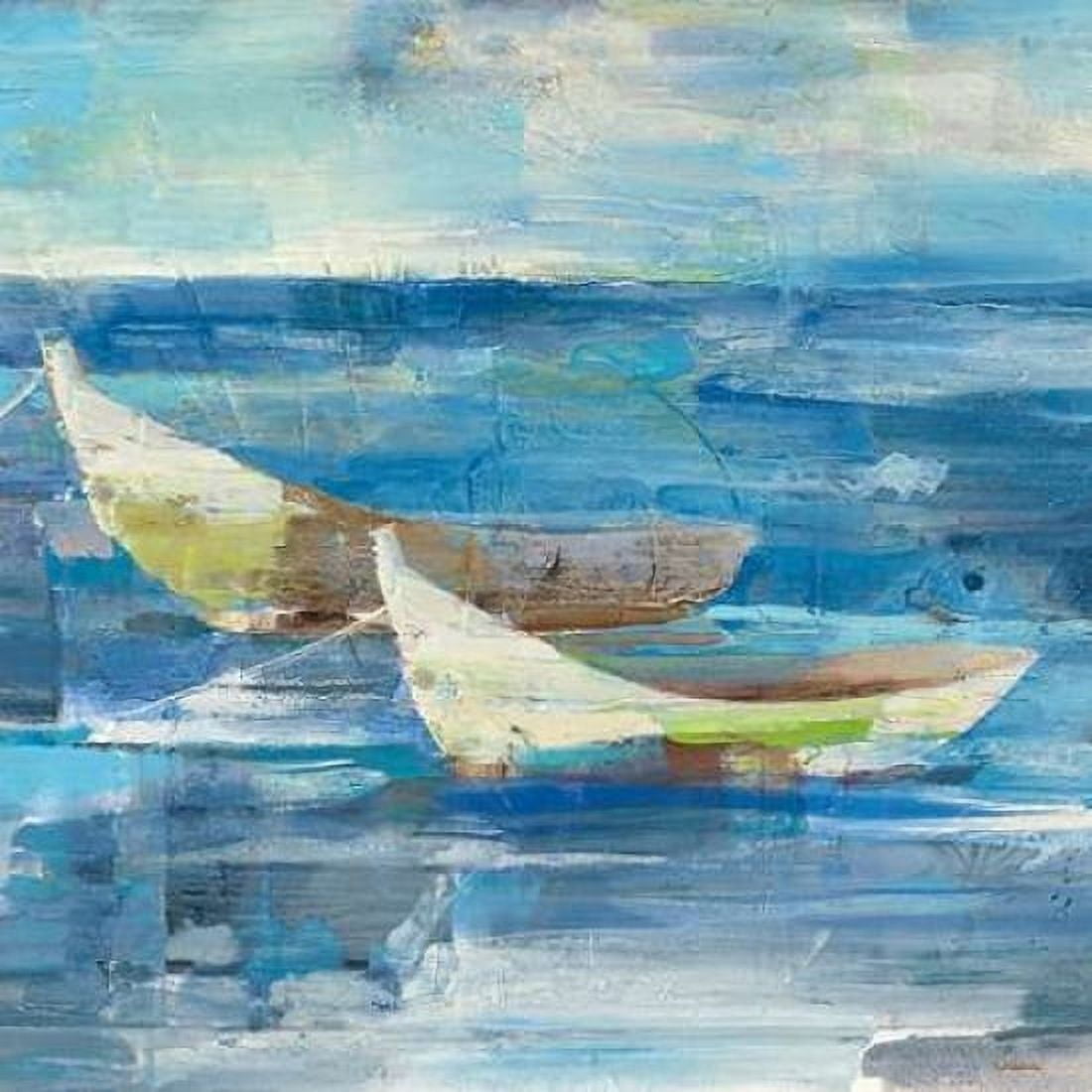 Posterazzi Mooring for the Day v2 Canvas Art - Albena Hristova (24 x 24)