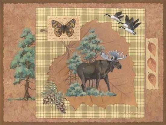 Posterazzi Moose Leaf Canvas Art - Anita Phillips (18 x 24)