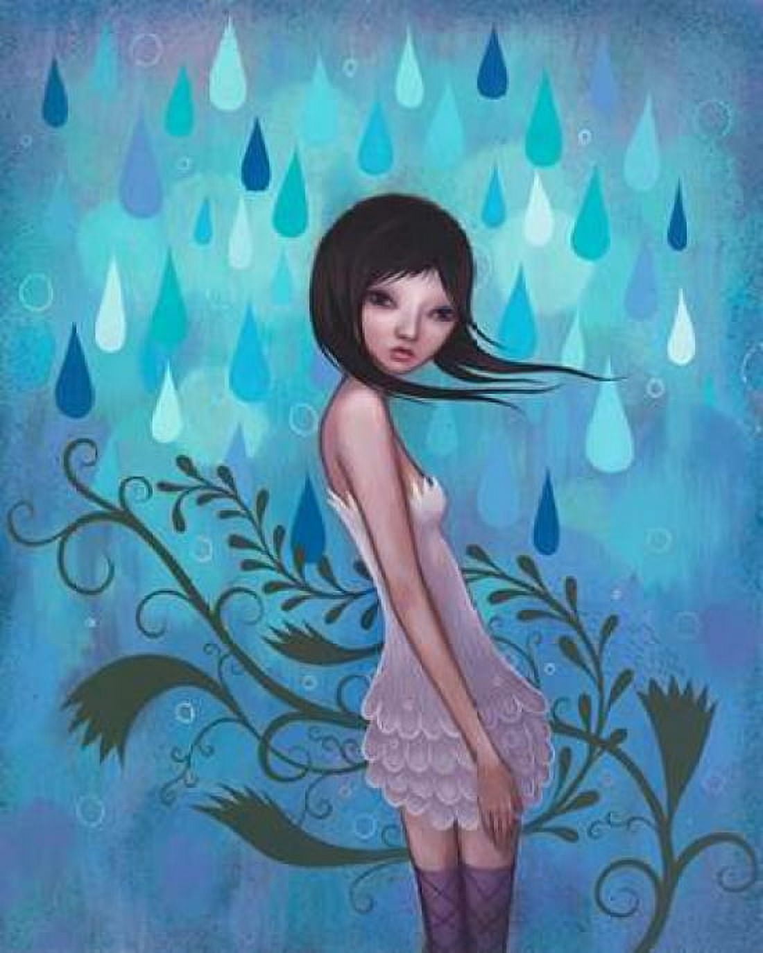 Posterazzi Morning Showers Canvas Art - Jeremiah Ketner (24 x 30)