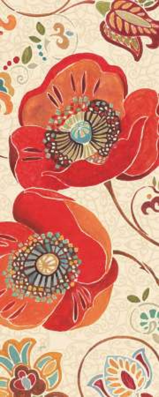 Posterazzi Moroccan Red Light III Canvas Art - Daphne Brissonnet (24 x 48)