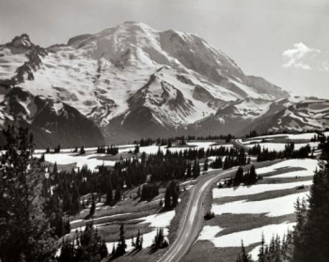 Posterazzi Mount Rainier Mount Rainier National Park Washington USA Canvas Art -  (24 x 36)