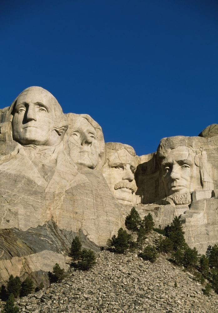 Posterazzi Mount Rushmore Canvas Art - Jon Spaull Design Pics (24 x 36)