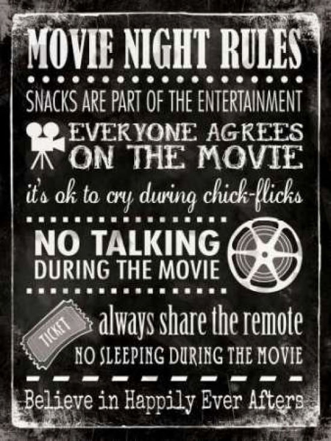 Posterazzi Movie Rules Canvas Art - Stephanie Marrott (18 x 24)