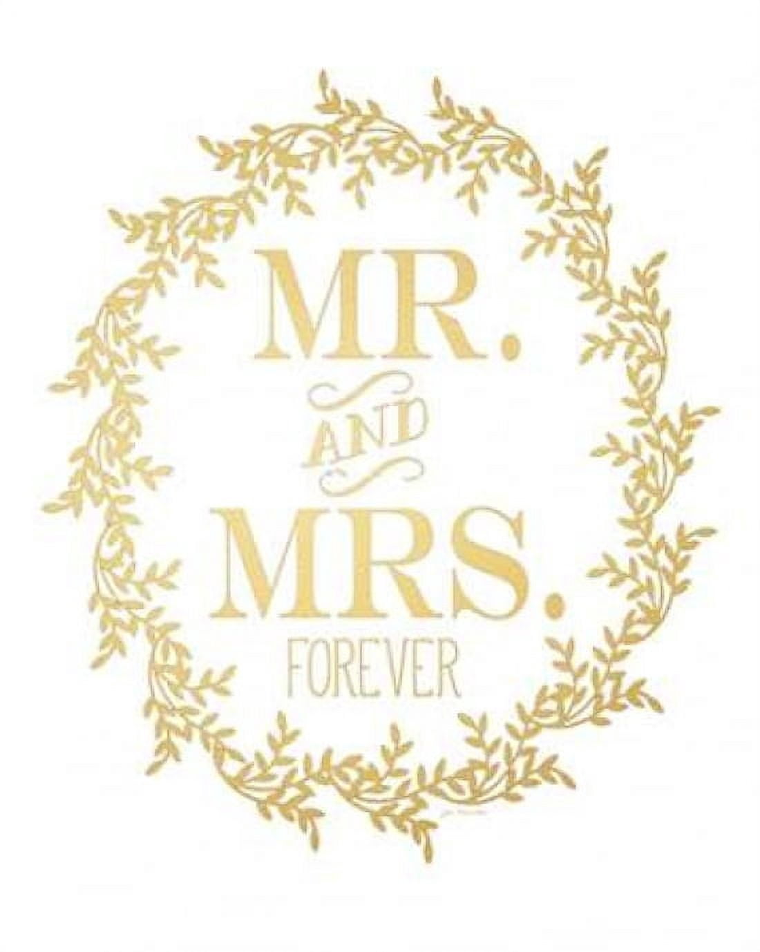 Posterazzi Mr and Mrs Canvas Art - Jo Moulton (24 x 30)
