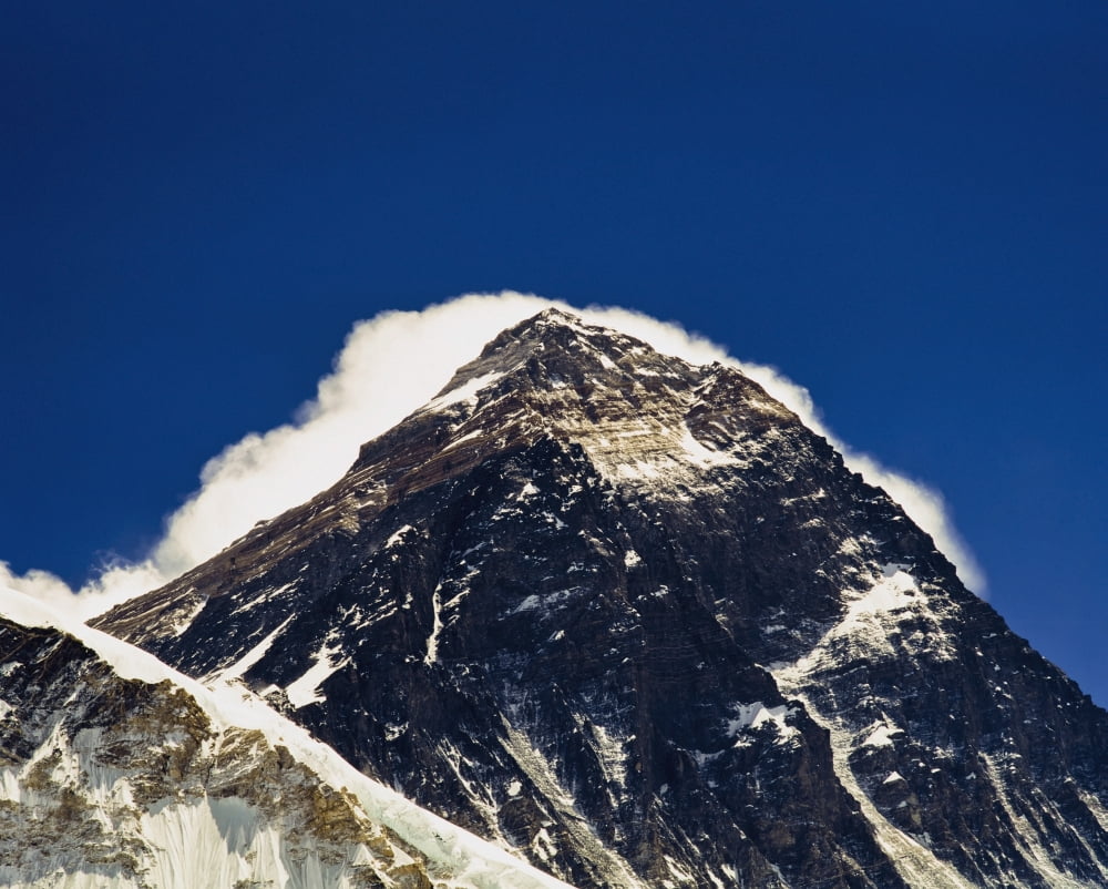 Posterazzi Mt Everest Seen From Kala Patthar Canvas Art - Joe Beynon Design Pics (34 x 26)