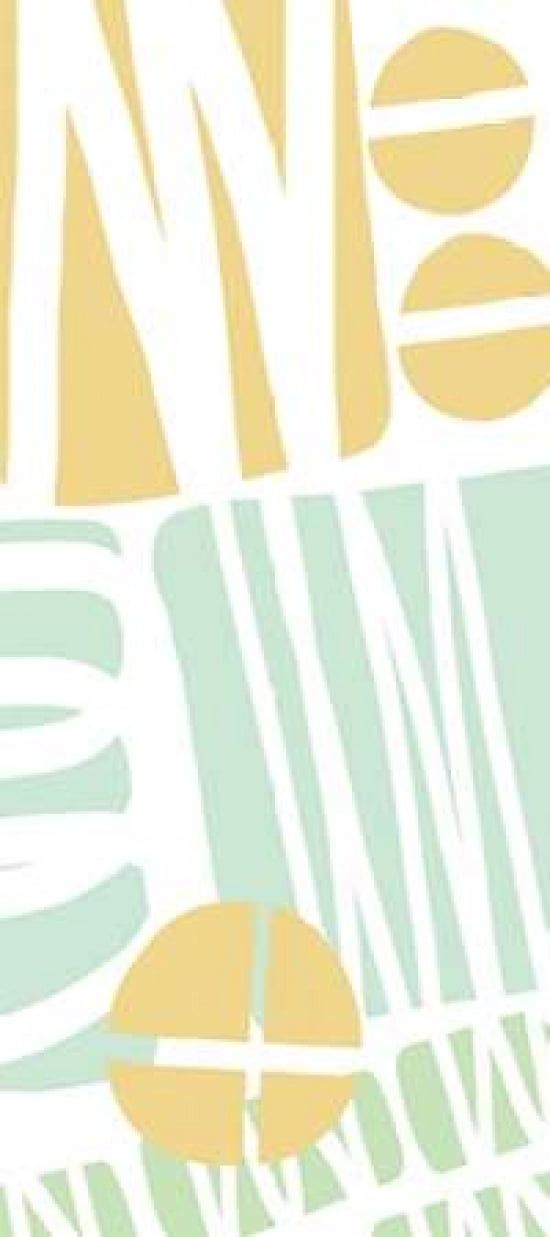 Posterazzi Multi Shapes I Canvas Art - Linda Woods (24 x 48)