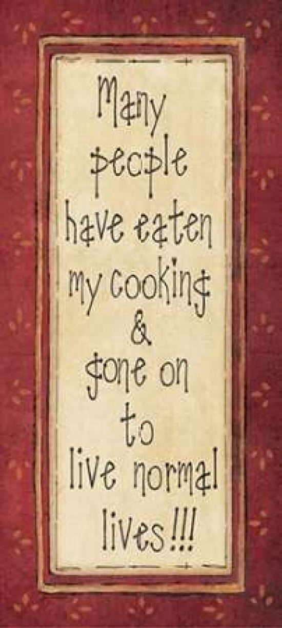 Posterazzi My Cooking Canvas Art - Jo Moulton (24 x 48)