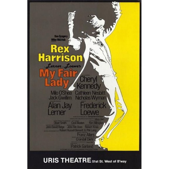 Posterazzi  My Fair Lady Broadway Movie Poster - 27 x 40 in.