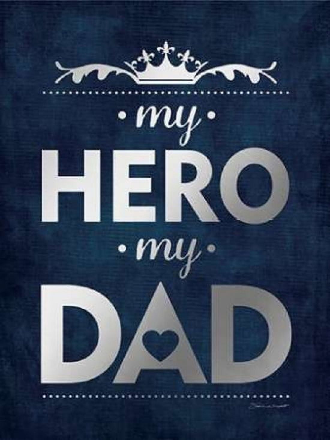 Posterazzi My Hero Silver Canvas Art - Stephanie Marrott (18 x 24)