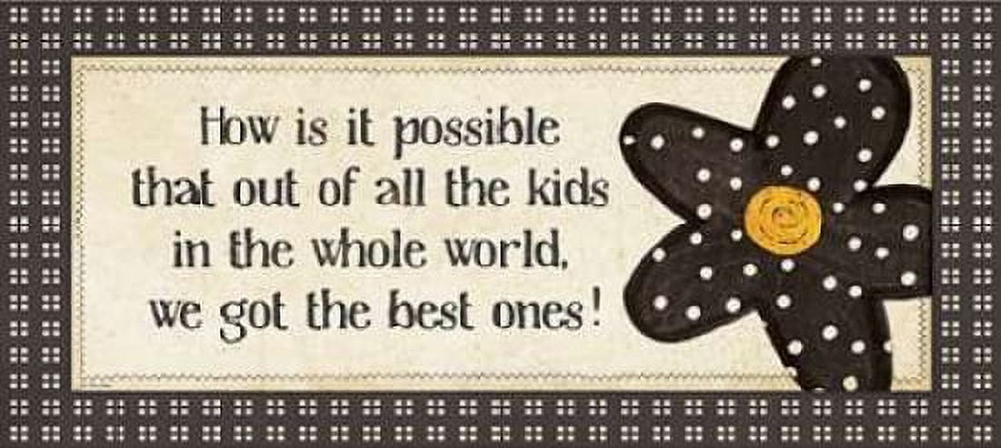 Posterazzi My Kids Canvas Art - Jo Moulton (10 x 20)
