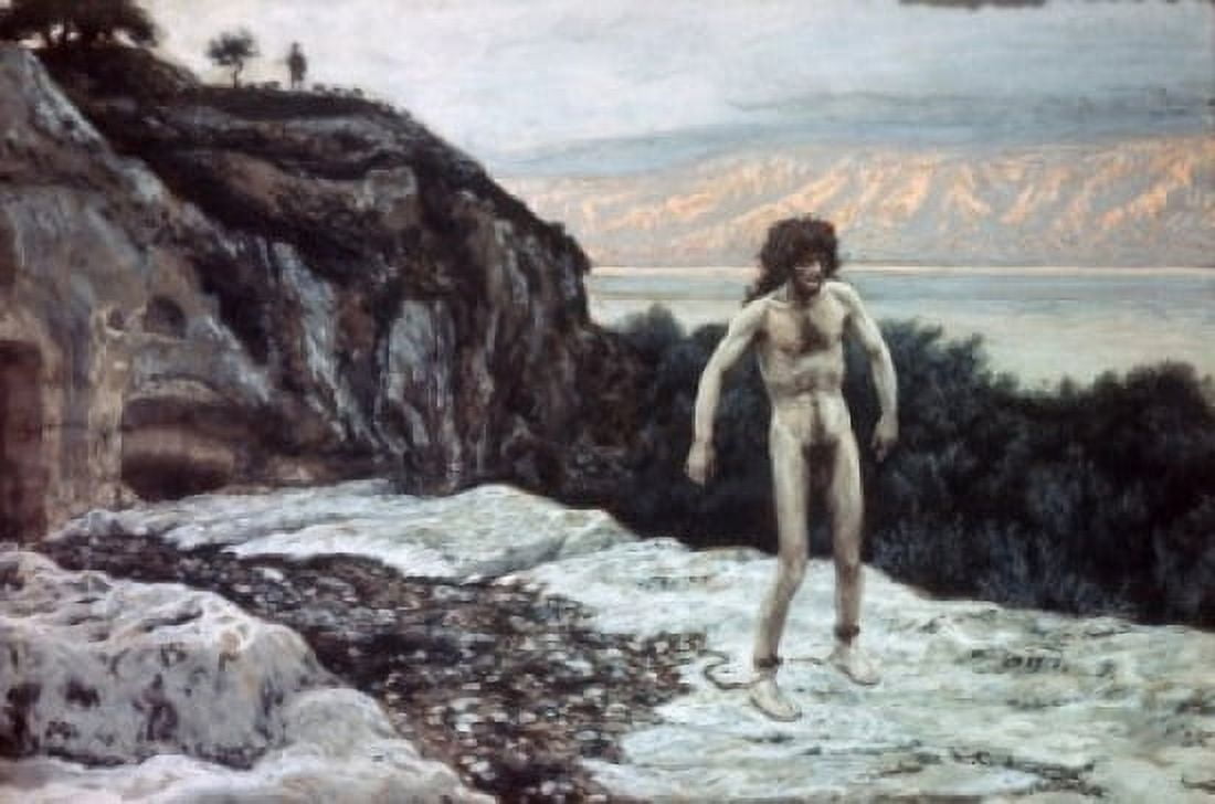 Posterazzi My Name is Legion James Tissot (1836-1902 French) Canvas Art - James Tissot (24 x 36)