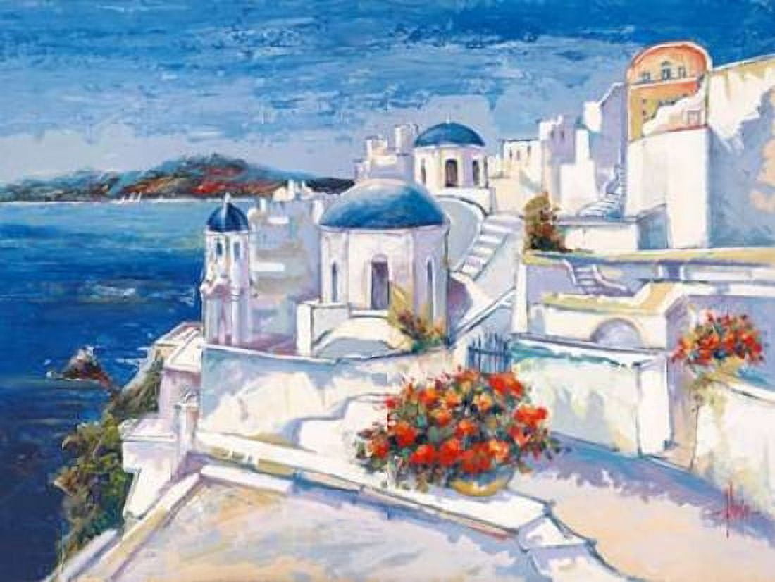 Posterazzi Mykonos Canvas Art - Luigi Florio (22 x 28)