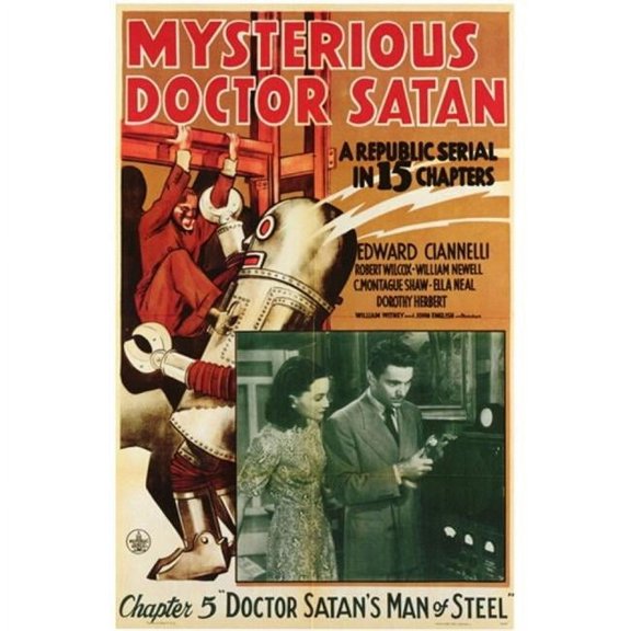 Posterazzi  Mysterious Doctor Satan Movie Poster - 11 x 17 in.