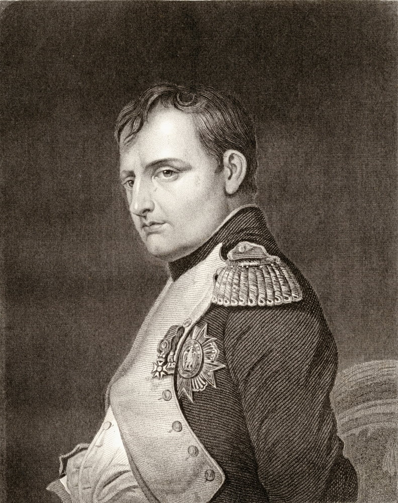 Posterazzi Napoleon Bonaparte1769-1821 Emperor Of The French Canvas Art - Ken Welsh Design Pics (26 x 34)