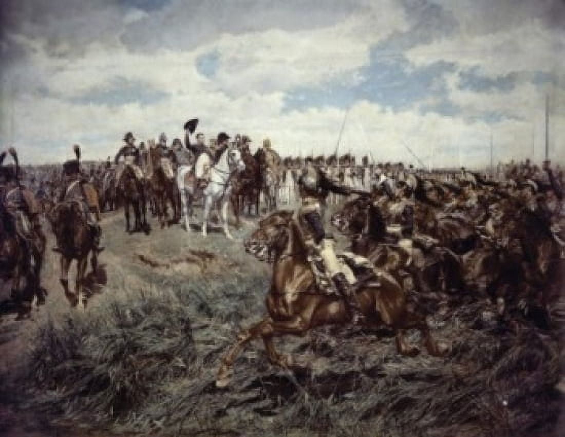 Posterazzi Napoleon at Friedland Jean Louis Ernest Meissonier (1815-1891 French) Canvas Art - Jean Louis Ernest Meissonie (24 x 36)