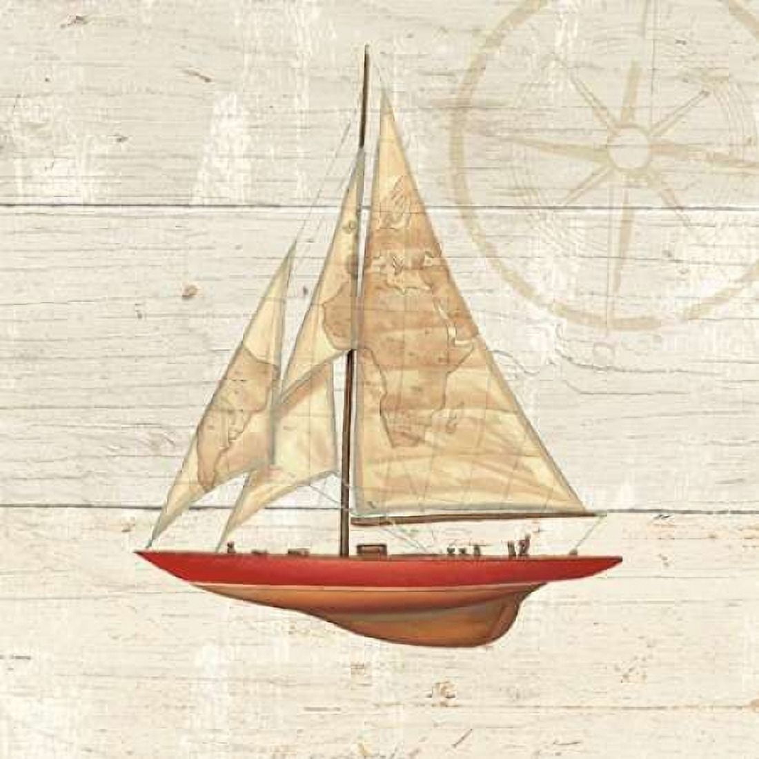 Posterazzi Nautique II Canvas Art - James Wiens (24 x 24)