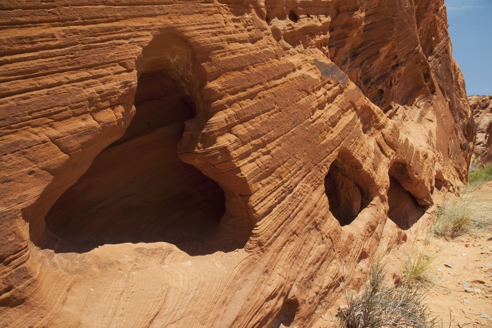 Posterazzi Nevada Las Vegas Desert scenery and red rock formations Canvas Art - Jenna Szerlag Design Pics (38 x 24)