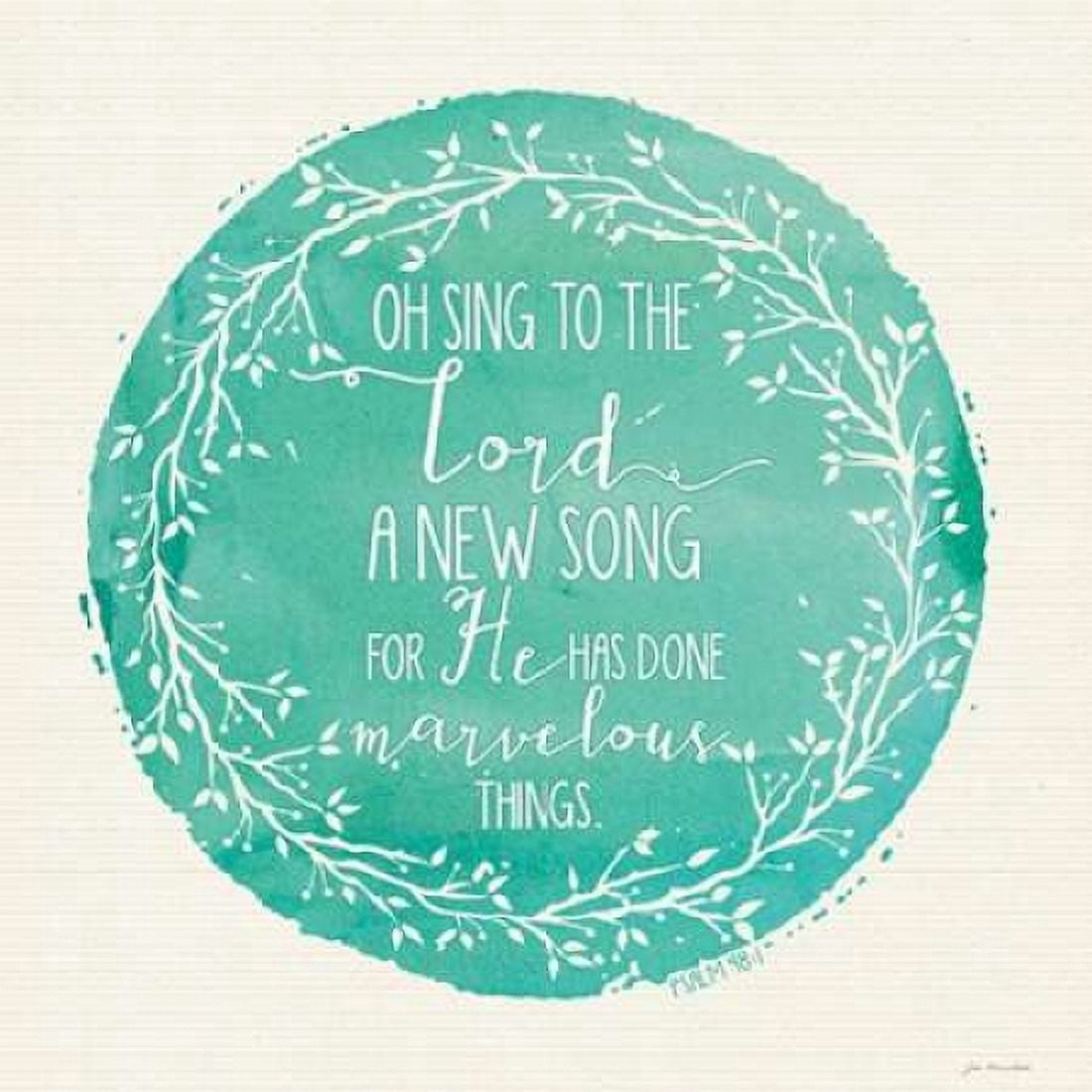 Posterazzi New Song Canvas Art - Jo Moulton (24 x 24)