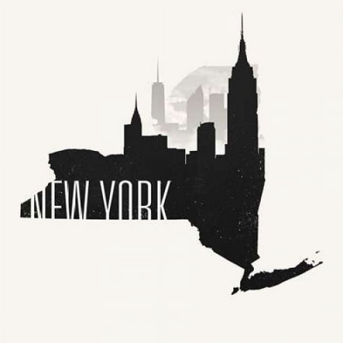 Posterazzi New York Skyline Canvas Art - SD Graphics (24 x 24)