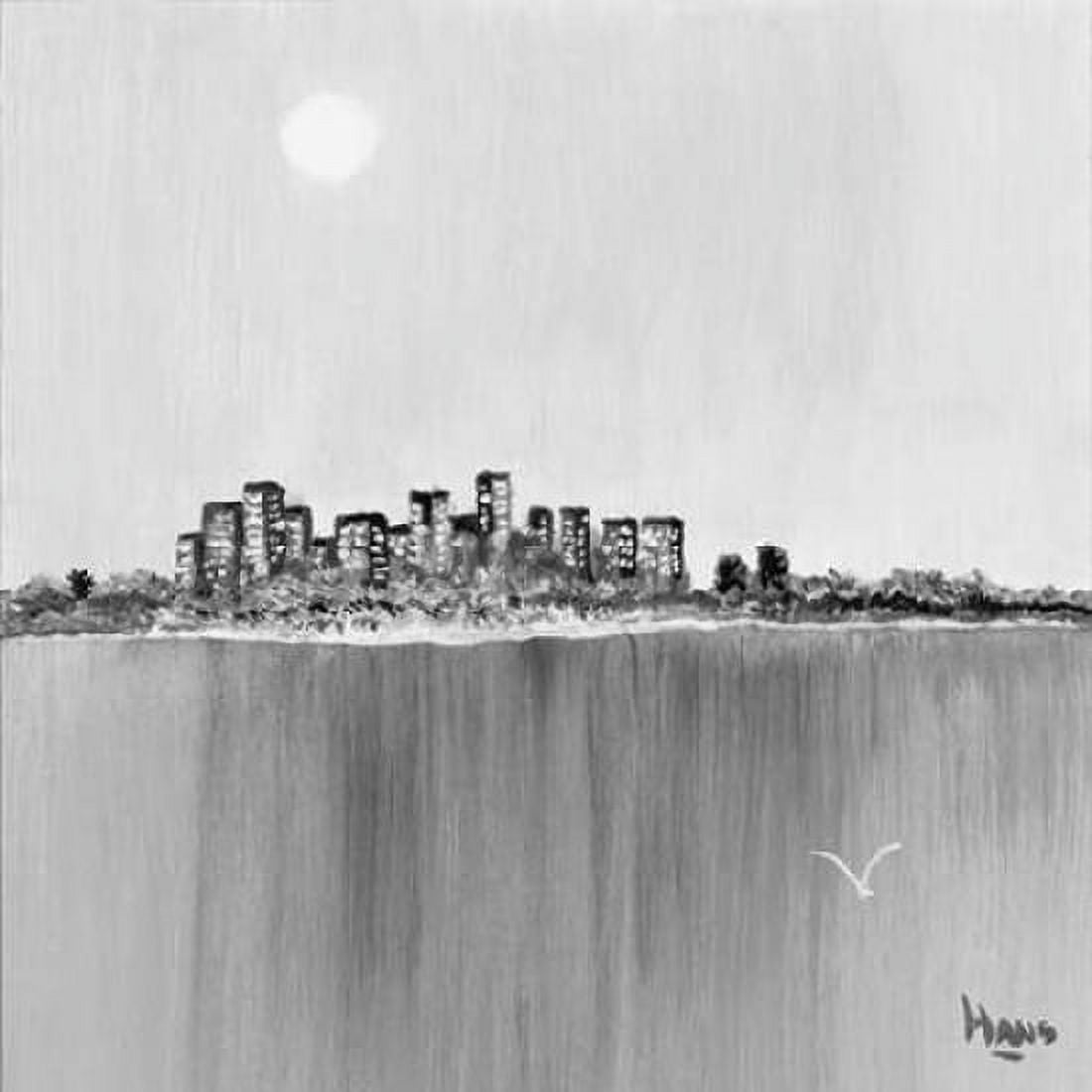 Posterazzi New York Skyline I Canvas Art - Hans de Bruijn (24 x 24)