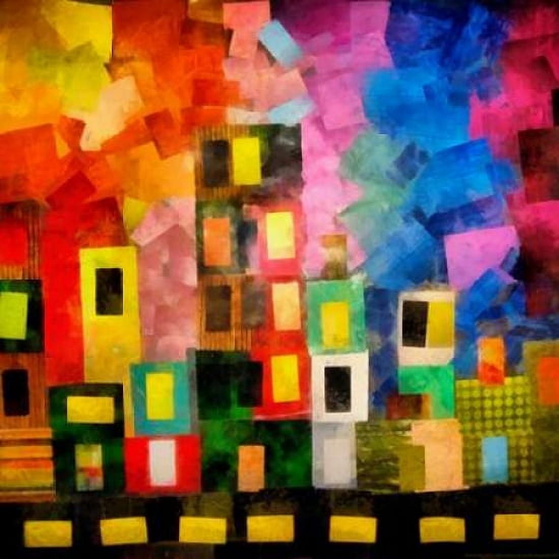 Posterazzi Night City Canvas Art - Michelle Calkins (24 x 24)